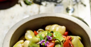 Rezept | Salat aus frischen dicken Bohnen