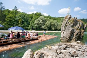 Isarfloss am Georgenstein